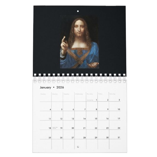 KALENDER : DE KUNST VAN LEONARDO DA VINCI (Jan 2026)