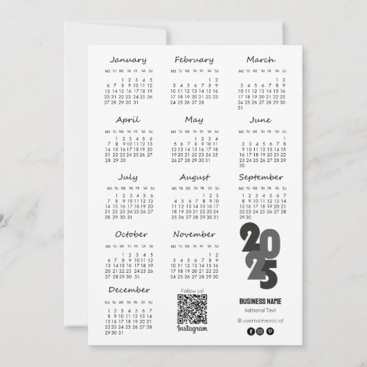 Kalender Deutsch 2025 jaar Kalender Basic Kaart (Voorkant)