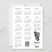 Kalender Deutsch 2025 jaar Kalender Basic Magnetische Uitnodiging (Voorkant)