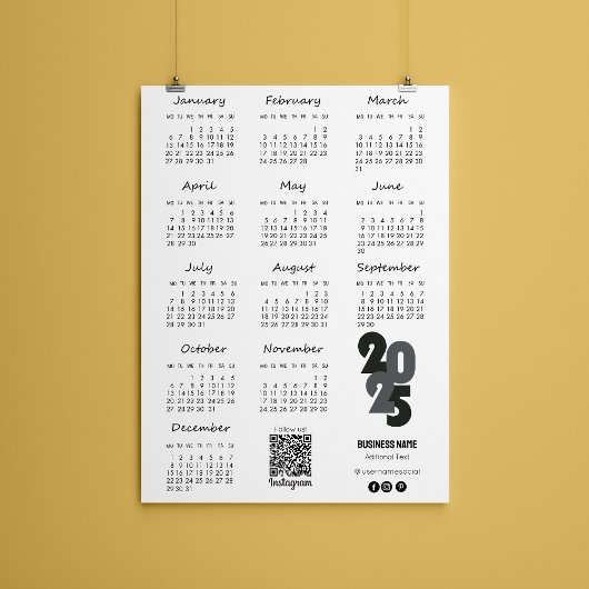 Kalender Deutsch 2025 jaar Kalender Basic Magnetische Uitnodiging