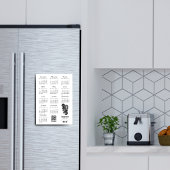 Kalender Deutsch 2025 jaar Kalender Basic Magnetische Uitnodiging