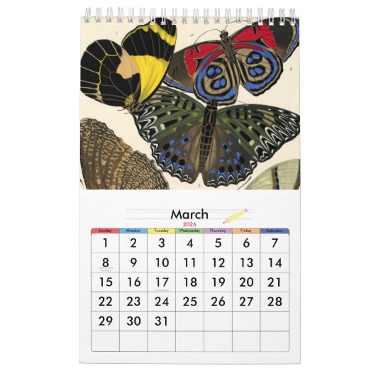 Kalender door Emile-Allain Seguy (Mar 2026)