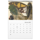 Kalender door Emile-Allain Seguy (Feb 2027)