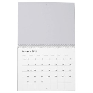 Kalender elegante etnische patroon