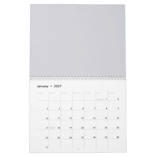 Kalender elegante etnische patroon (Jan 2027)