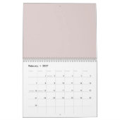 Kalender elegante etnische patroon (Feb 2027)