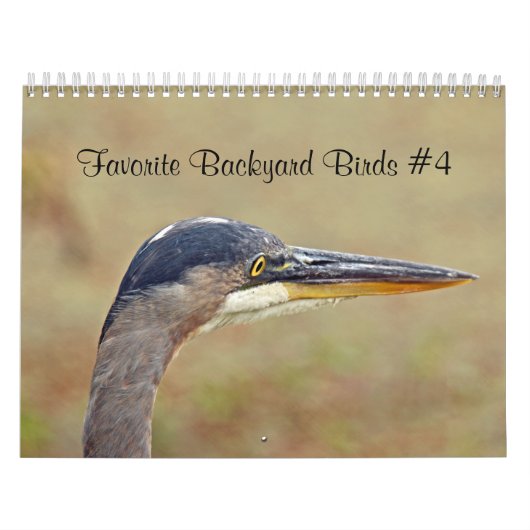 Kalender favoriete achtertuin vogels (Hoes)