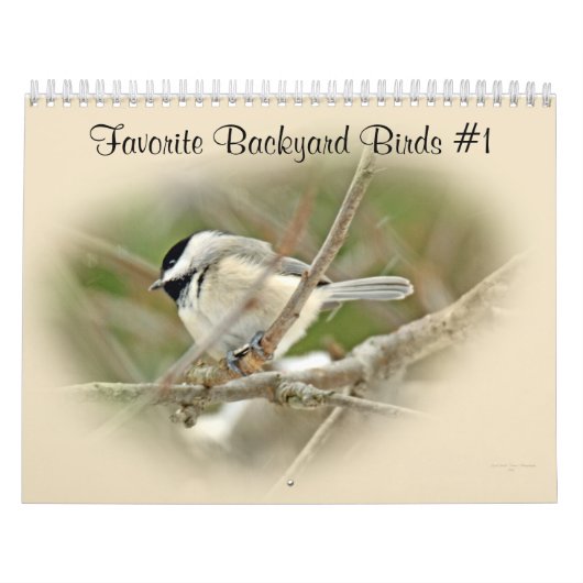 Kalender favoriete achtertuin vogels #1 (Hoes)