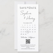 Kalender Film Strip Photo Booth Sla de datum op (Achterkant)