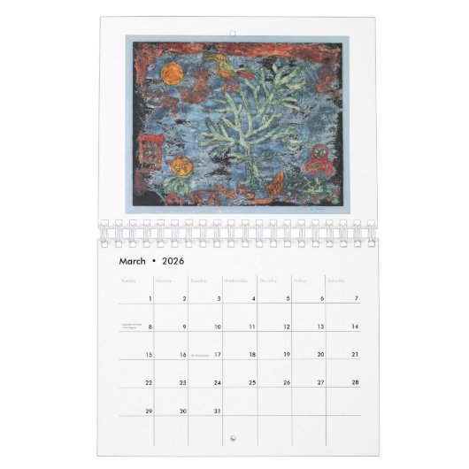 KALENDER : FINE ART : PAUL KLEE (Mar 2026)
