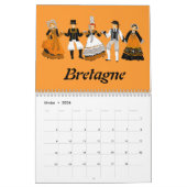 Kalender, folklore de Bretagne, Frankrijk Kalender (Feb 2026)