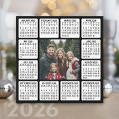 Kalender - Foto in het centrum Holiday Kaart