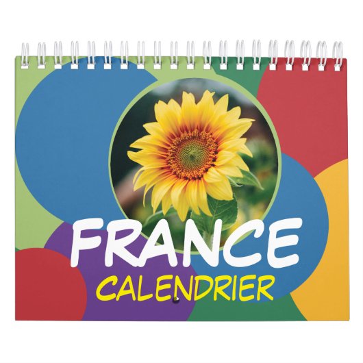 Kalender Frankrijk met Feestdagen | 2026 Muur (Hoes)