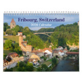 Kalender Fribourg Zwitserland 2026 (Hoes)