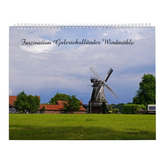 Kalender Galerieholländer Windmühlen (Hoes)