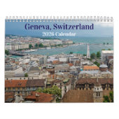 Kalender Genève, Zwitserland 2026 (Hoes)