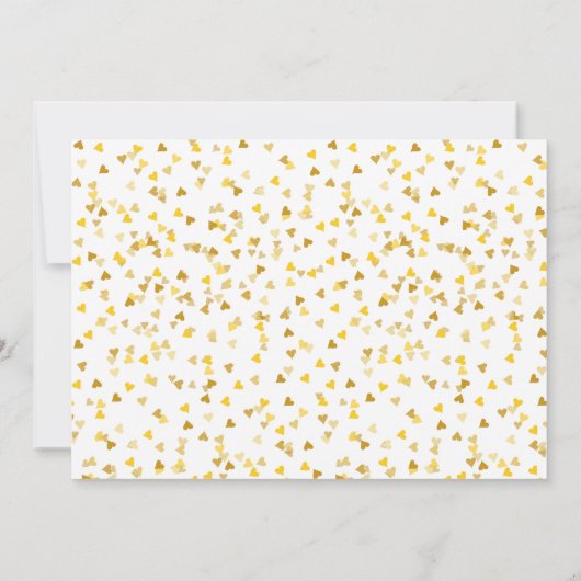 Kalender Goud Cupido Liefde Hart Save the Date Kaart (Achterkant)