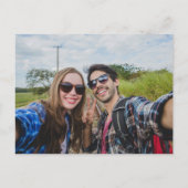 Kalender Goud Hart Fotoscript De datum opslaan Aankondigingskaart (Achterkant)