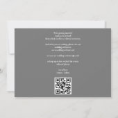 Kalender Goud Liefde Hart QR Code Bruiloft Save The Date (Achterkant)