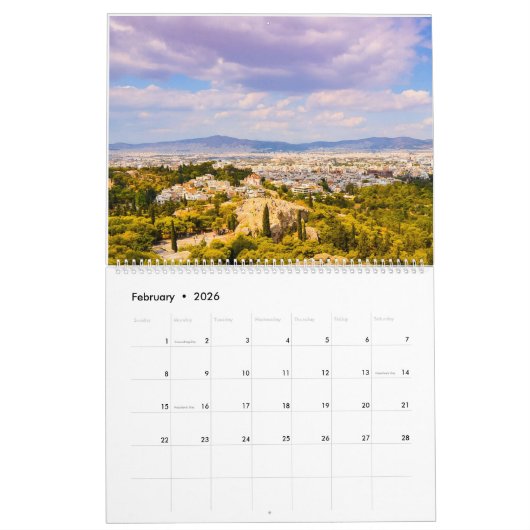 Kalender Griekenland 2025 (Feb 2026)