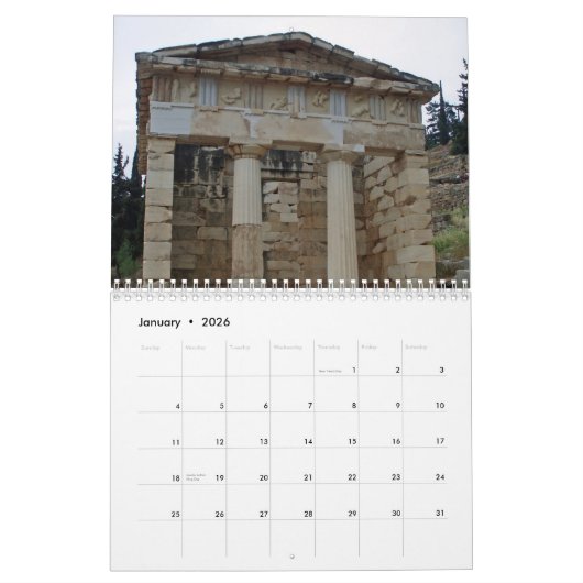 Kalender Griekenland 2026 (Jan 2026)