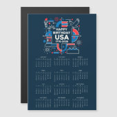 Kalender Happy Birthday USA 250 (Voorkant / Achterkant)