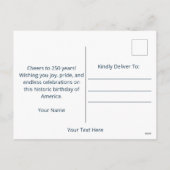 Kalender Happy Birthday USA 250 Feestdagenkaart (Achterkant)