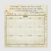 Kalender Heart Leaf Tree Floral Mint Green (Voorkant)