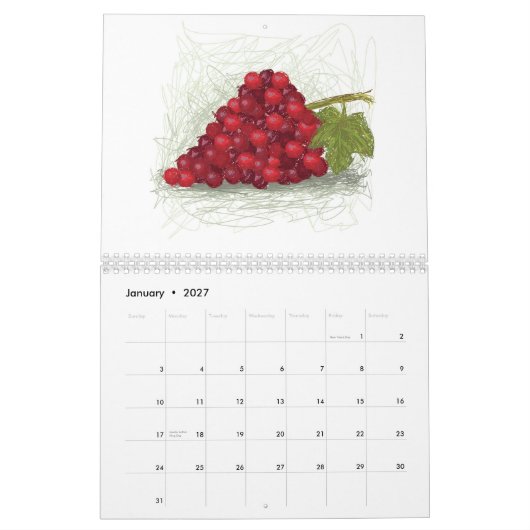 Kalender I 2013 voor vruchten (Jan 2027)