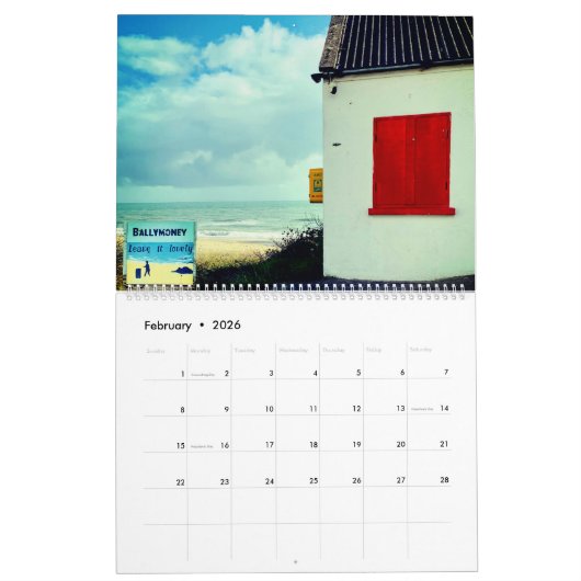 Kalender Ierland 2025 (Feb 2026)