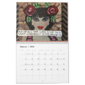 kalender- Ik kan slechts 1 persoon per dag Calen Kalender (Feb 2026)