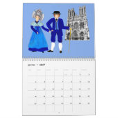 Kalender in Champagne-Ardennes, Frankrijk (Jan 2027)