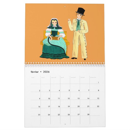 Kalender in Champagne-Ardennes, Frankrijk (Feb 2026)