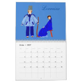 Kalender in Lotharingen, Frankrijk (Feb 2027)