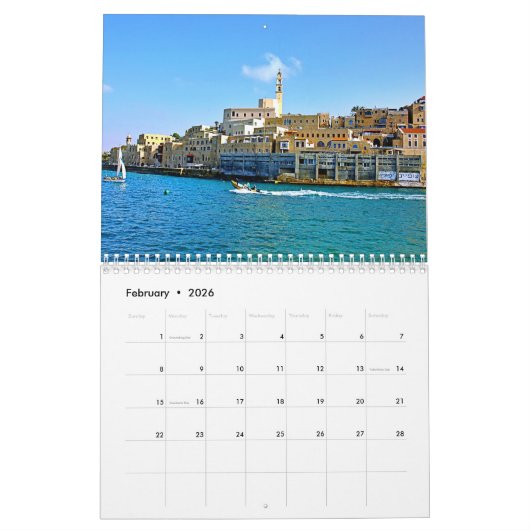 Kalender Israël (Feb 2026)