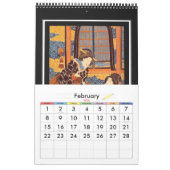 Kalender  Japans Aziatische kunst Retro Posters (Feb 2026)