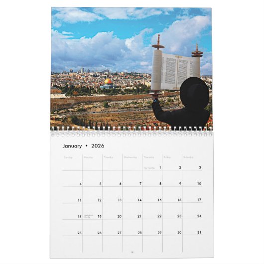Kalender Jeruzalem (Jan 2026)