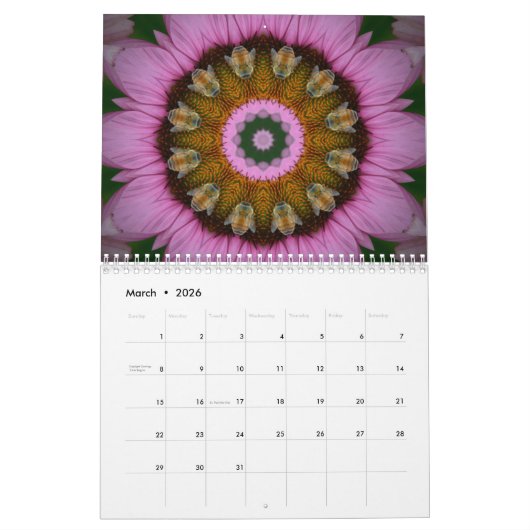Kalender Kaleidoscope/Mandala (Mar 2026)