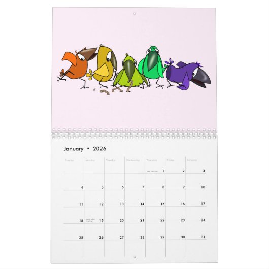 Kalender "Kinder" - Schattige (Jan 2026)