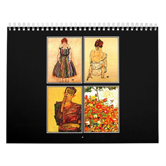 Kalender/Klassiek/-Egon Schiele Kalender (Hoes)