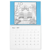 Kalender, kleur, 2021 kalender (Jan 2027)