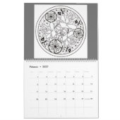 Kalender, kleur, 2021 kalender (Feb 2027)