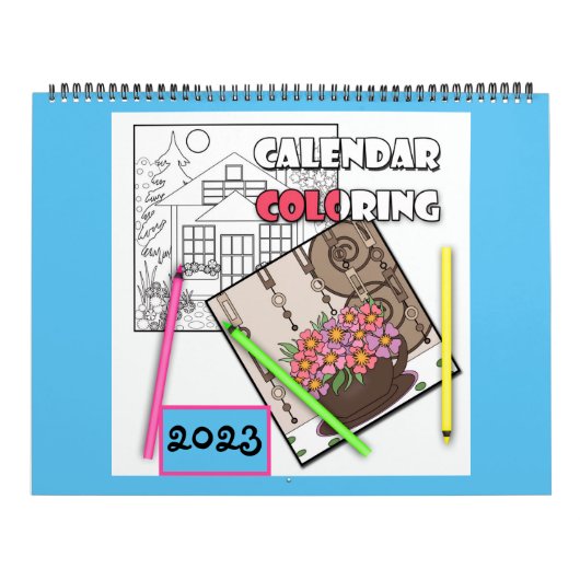 Kalender, kleur kalender (Hoes)