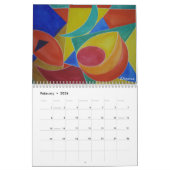 Kalender - kleuren van de emoties, 2024 (Feb 2026)