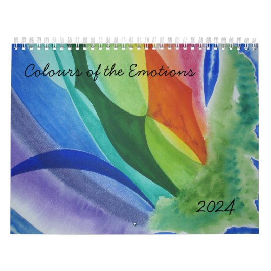 Kalender - kleuren van de emoties, 2024 (Hoes)