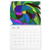 Kalender (kleurrijke bloemen) (Mar 2026)