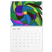 Kalender (kleurrijke bloemen) (Mar 2027)