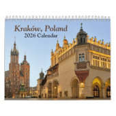 Kalender Krakau Polen 2026 (Hoes)