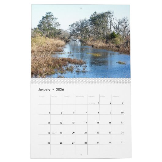 Kalender - KUSTMATIGE AFBEELDINGEN (Jan 2026)