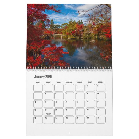 Kalender Kyoto-Japan (Jan 2026)
